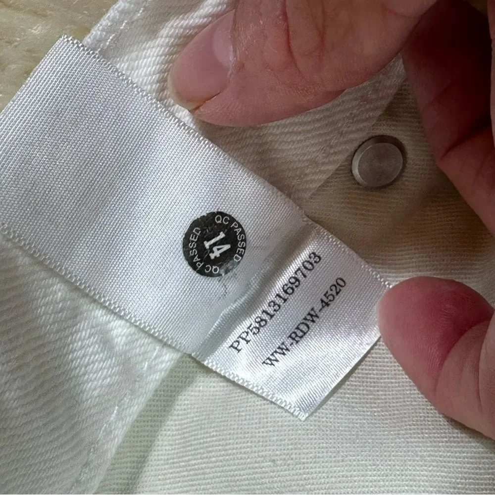 Women's EVERLANE White Jeans - Picture 6 of 11